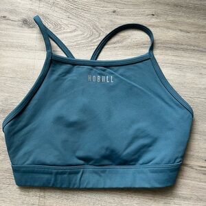 Nobull High Neck Sports Bra - Blue